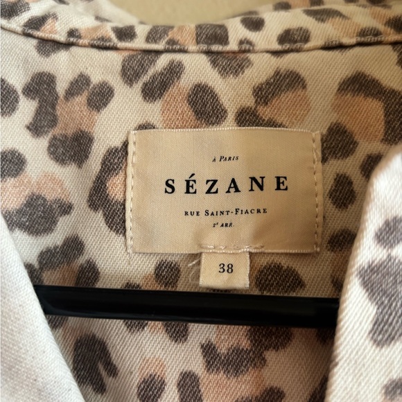 Sezane Max shirt- Leo Blond- size 6 (38/Medium) - Picture 3 of 4